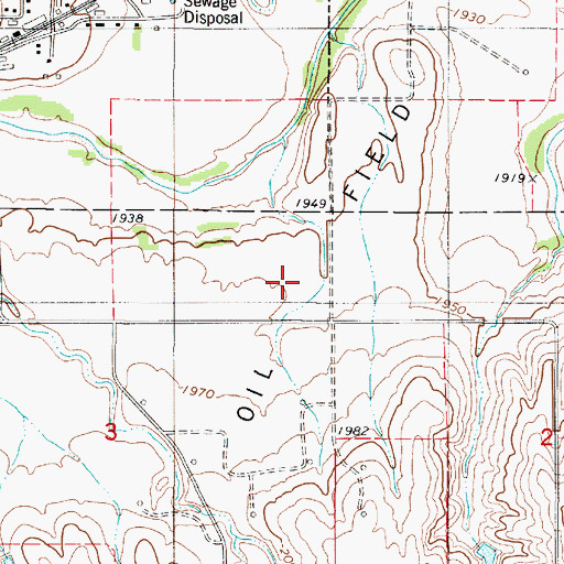 Topographic Map of Logan Wastewater Treatment Facility, KS