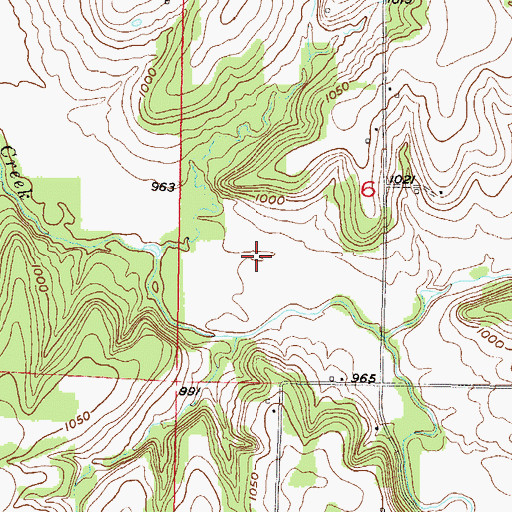 Topographic Map of Louisburg Wastewater Treatment Plant Number 2, KS