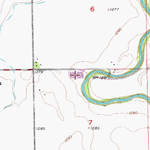 Topographic Map of Assaria Wastewater Facility, KS