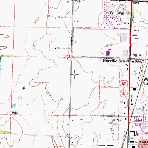 Topographic Map of North Industrial Site Number 2, KS