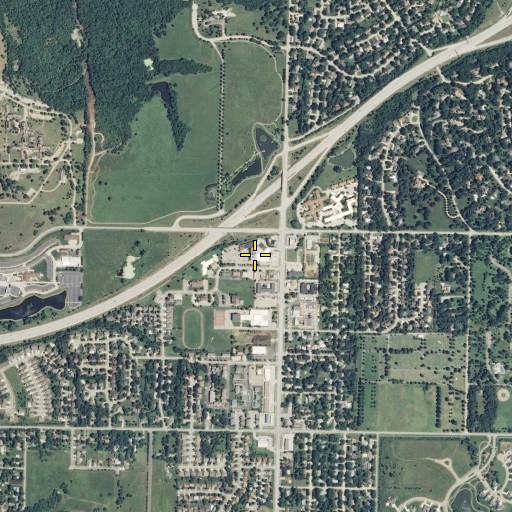 Aerial/Satellite Image of Cedar Crest Office Park, KS