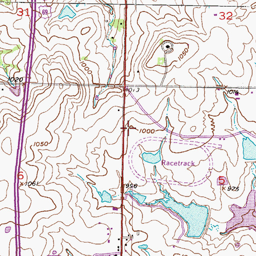 Topographic Map of Lionsgate Market Place, KS