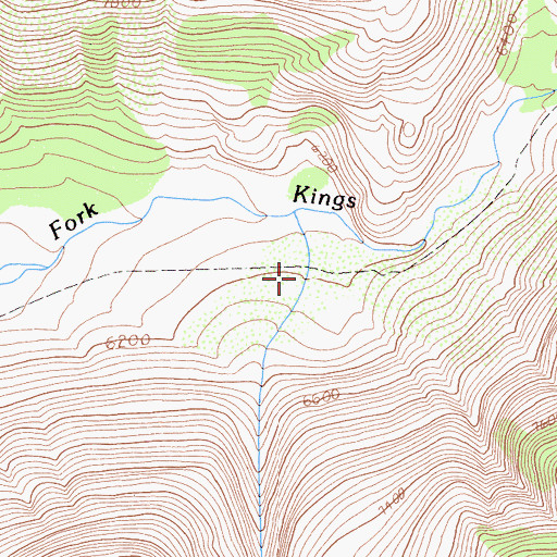 Topographic Map of Windy Canyon, CA