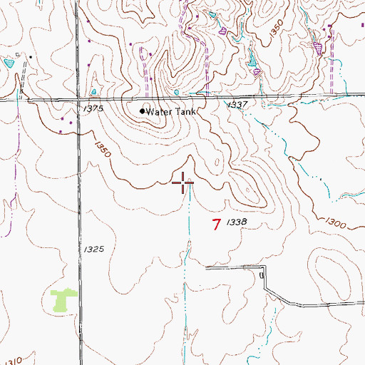 Topographic Map of Salina Municipal Solid Waste Landfill, KS