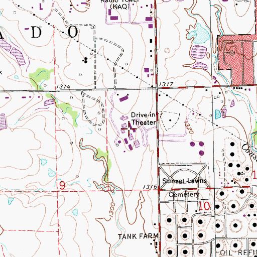 Topographic Map of Butler Community College Main Campus Building 900, KS