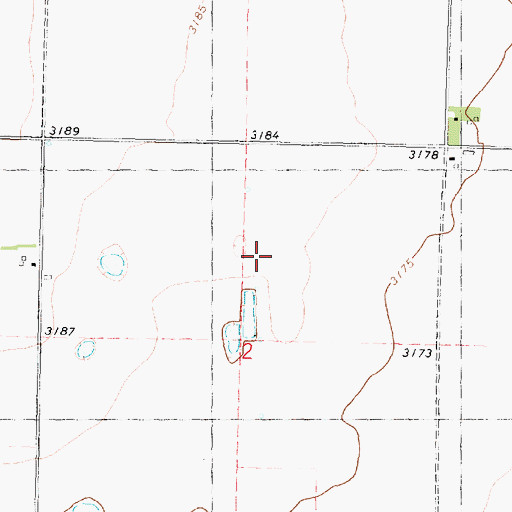 Topographic Map of Central Plains Wind Farm, KS