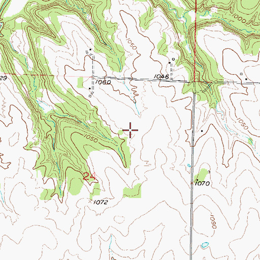Topographic Map of Powell Observatory, KS