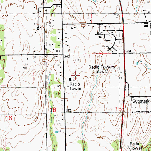 Topographic Map of Geary County Fairgrounds, KS