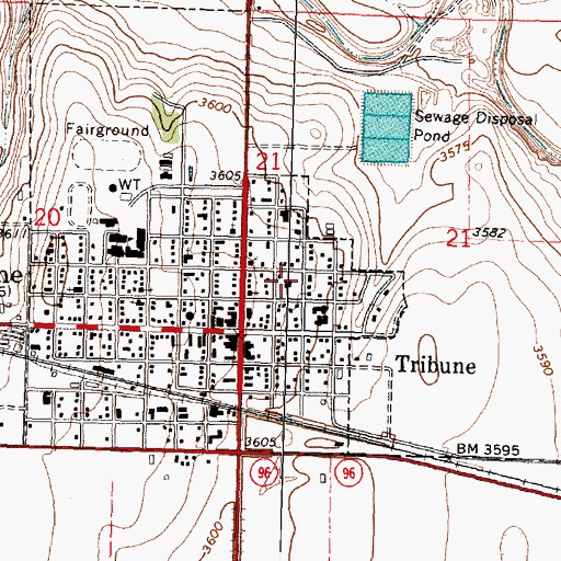 Topographic Map of Horace Greeley Museum, KS
