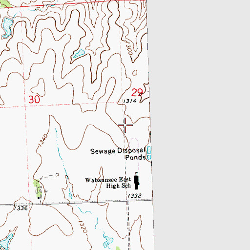Topographic Map of Farpoint Observatory, KS