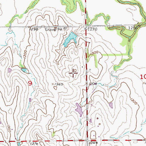 Topographic Map of Rolling Hills Wildlife Adventure Museum, KS