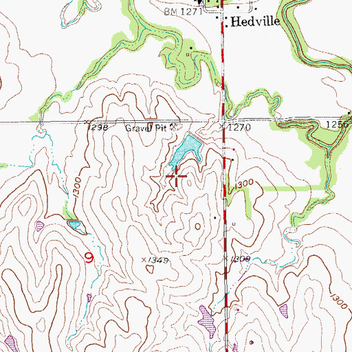 Topographic Map of Rolling Hills Wildlife Adventure, KS