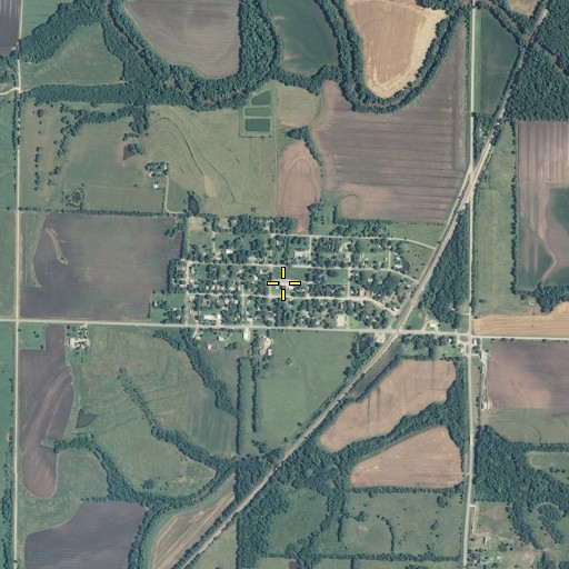 Aerial/Satellite Image of Fulton Community Center, KS