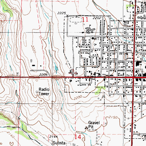Topographic Map of Kansas Department of Transportation, KS