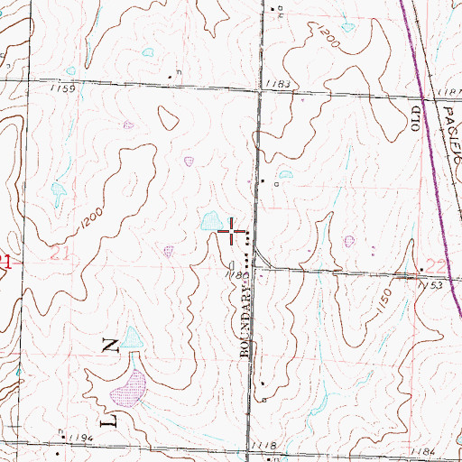 Topographic Map of Prairie Band Potawatomi Nation Government Center, KS