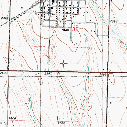 Topographic Map of Norcatur Wastewater Treatment Facility, KS