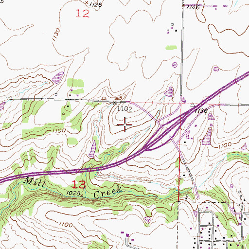 Topographic Map of Williamsburg Wastewater Treatment Plant Lagoon 2, KS