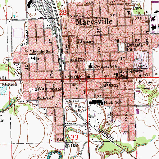 Topographic Map of Doll Museum, KS