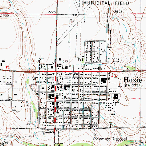 Topographic Map of Mickey's Museum, KS