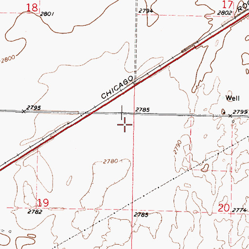 Topographic Map of Western Star Recreational Vehicle Ranch, KS