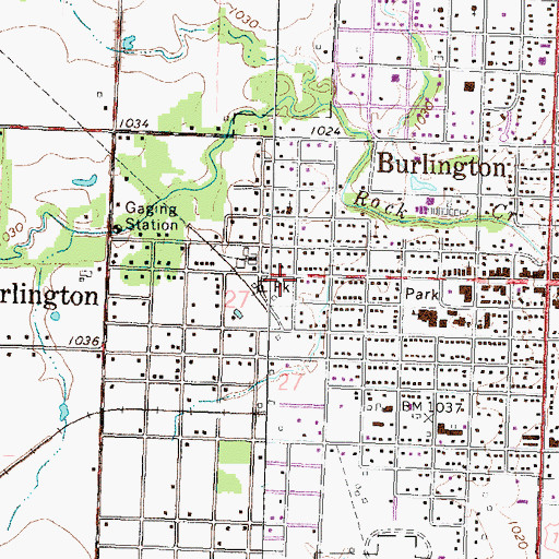 Topographic Map of Coffey County Historical Museum, KS