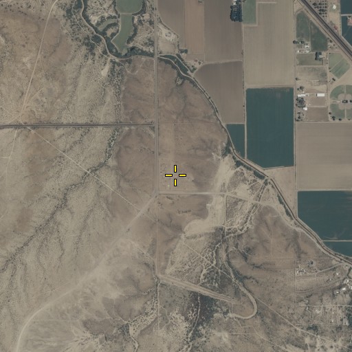 Aerial/Satellite Image of Central Cemetery, AZ