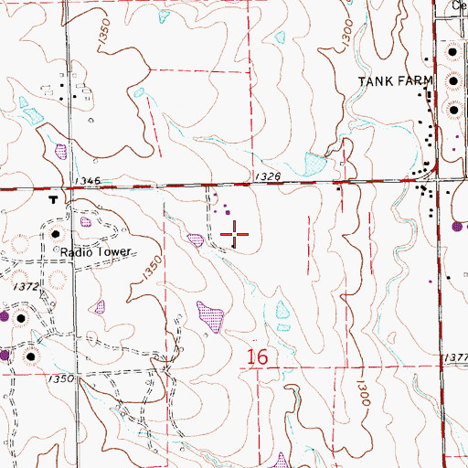 Topographic Map of Butler County Fairgrounds, KS