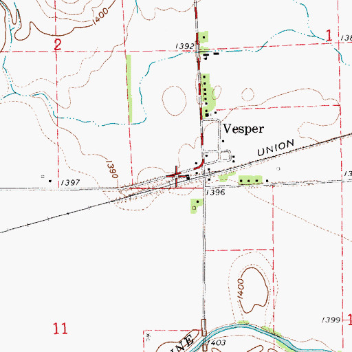 Topographic Map of Agmark Grain Elevator Number 19, KS