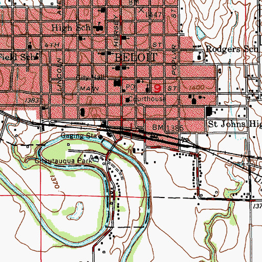 Topographic Map of Agmark Grain Elevator Number 3, KS