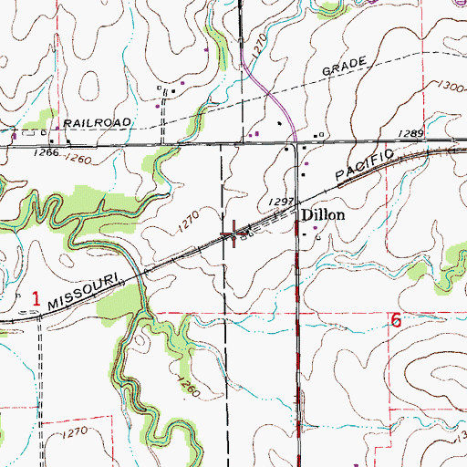 Topographic Map of North Central Kansas Co - Operative Association Grain Elevator Number 2, KS