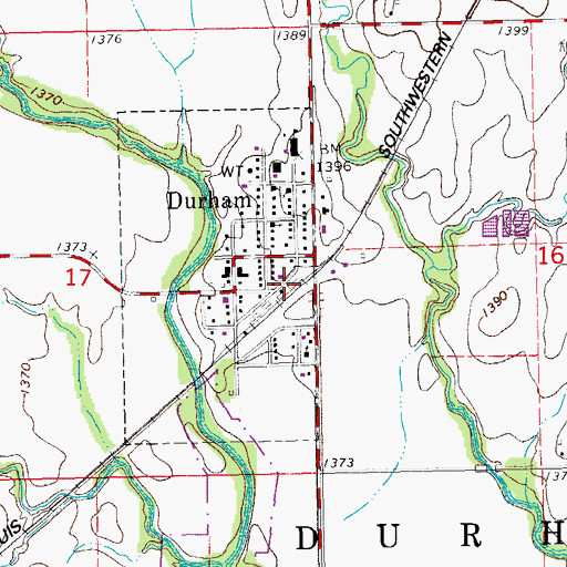 Topographic Map of Agricultural Producers Grain Elevator Number 3, KS