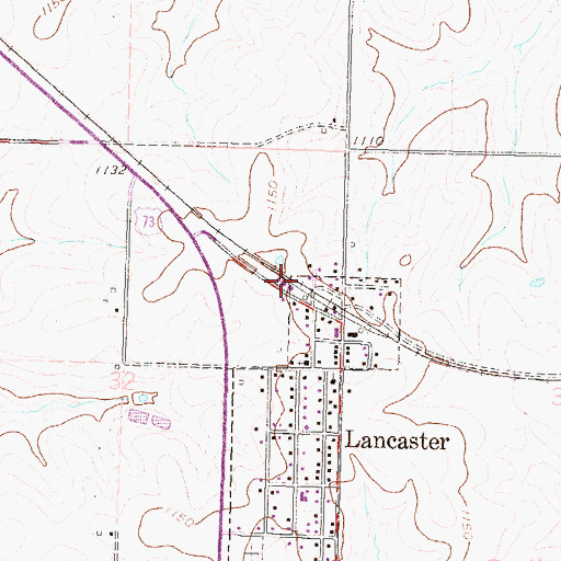 Topographic Map of Jackson Farmers Grain Elevator Number 4, KS