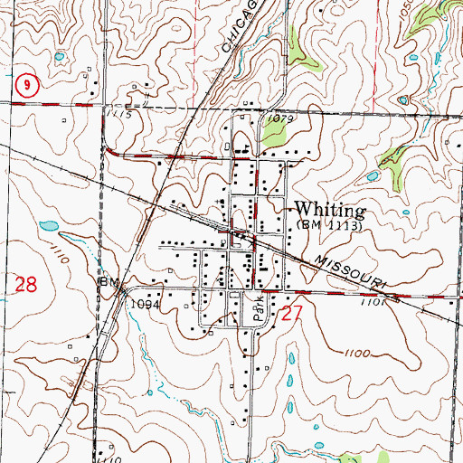 Topographic Map of Jackson Farmers Grain Elevator Number 6, KS