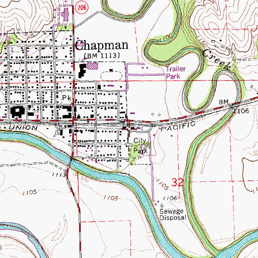 Topographic Map of Alida Pearl Co - Operative Association Grain Elevator Number 1, KS