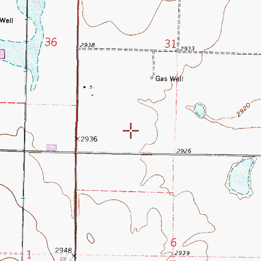 Topographic Map of Providence Grain Elevator Number 1, KS