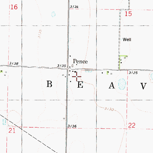 Topographic Map of Winona Feed and Grain Elevator Number 2, KS