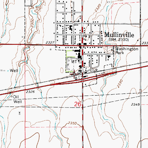 Topographic Map of Right Co - Operative Association Grain Elevator Number 5, KS