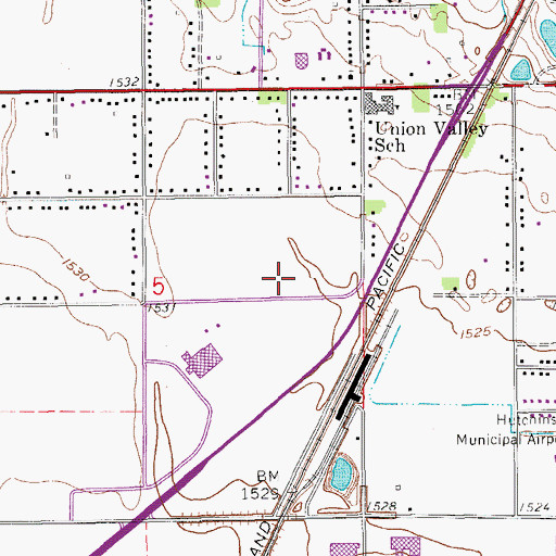 Topographic Map of Summit Surgical, KS