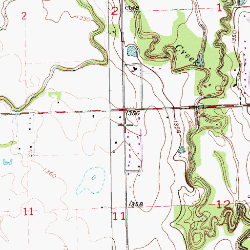 Topographic Map of Wichita Fire Department Station 21, KS