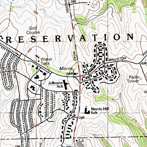 Topographic Map of Fort Riley Fire Department Station 1, KS