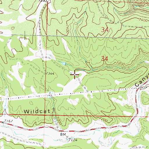 Topographic Map of Durango Fire and Rescue Station 8, CO