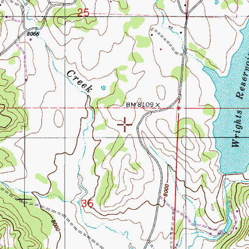 Topographic Map of Four Mile Emergency Services, CO