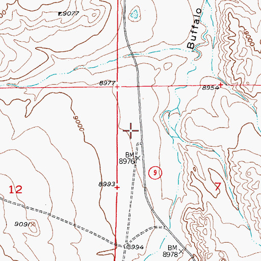 Topographic Map of Hartsel Fire Protection District Station 4, CO