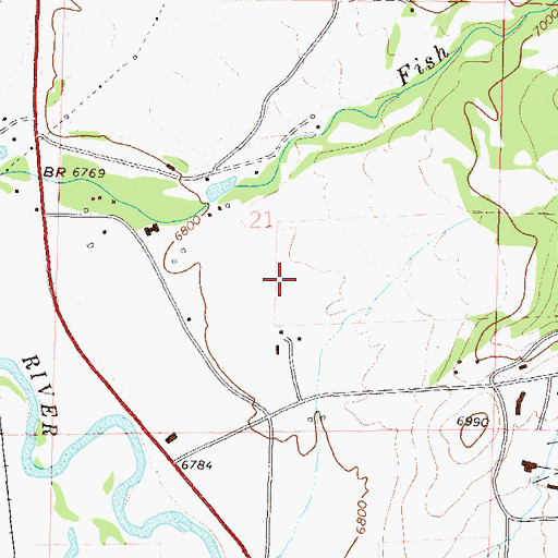Topographic Map of Yampa Valley Medical Center, CO