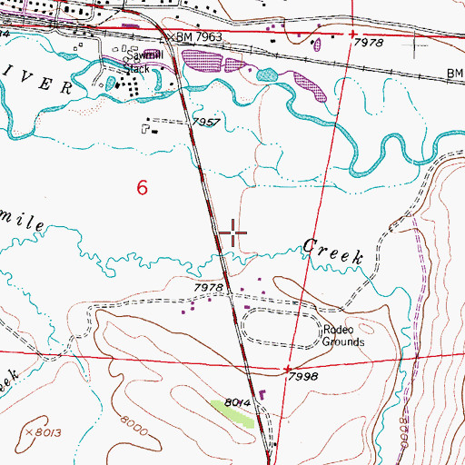 Topographic Map of Middle Park Medical Center - Granby Campus, CO
