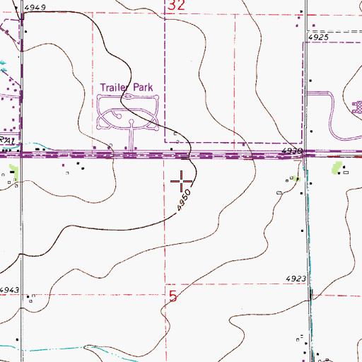 Topographic Map of Mountain Crest Regional Behavioral Healthcare Center, CO