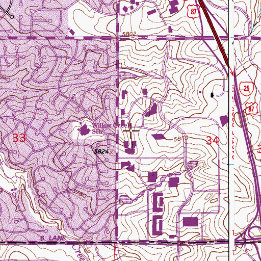 Topographic Map of Children's Hospital Colorado Orthopedic Care, CO