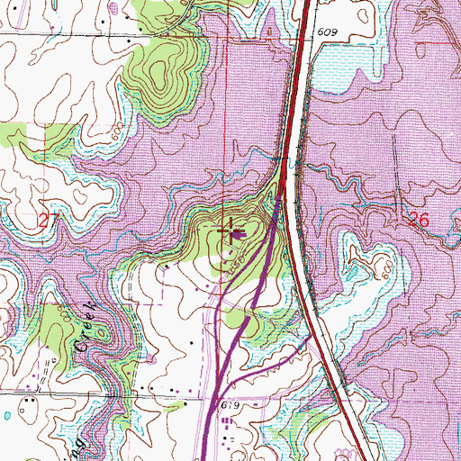 Topographic Map of Epic Medical Center, OK