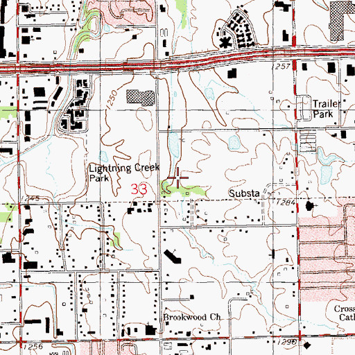 Topographic Map of Oklahoma Center for Orthopedic and Multi - Specialty Surgery, OK