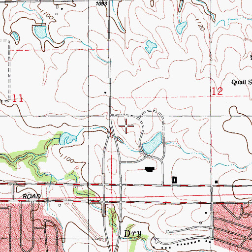 Topographic Map of Oklahoma Spine Hospital, OK